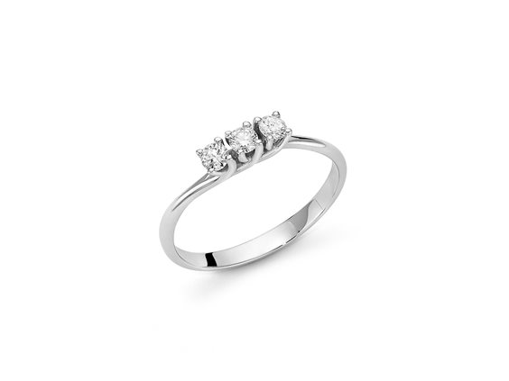 Anello Miluna Donna ANELLI IN DIAMANTI in Oro Diamante 0.24 Ct LID3295-024G7 - LID3295-024G7